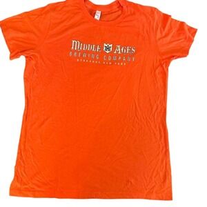 Middle‎ Ages Brewing Company Tee Syracuse NY Orange XL Bella Favorite Tee